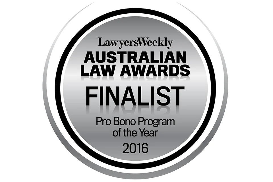 Carroll & O'Dea Lawyers a finalist in the Lawyers Weekly Australian Law Awards