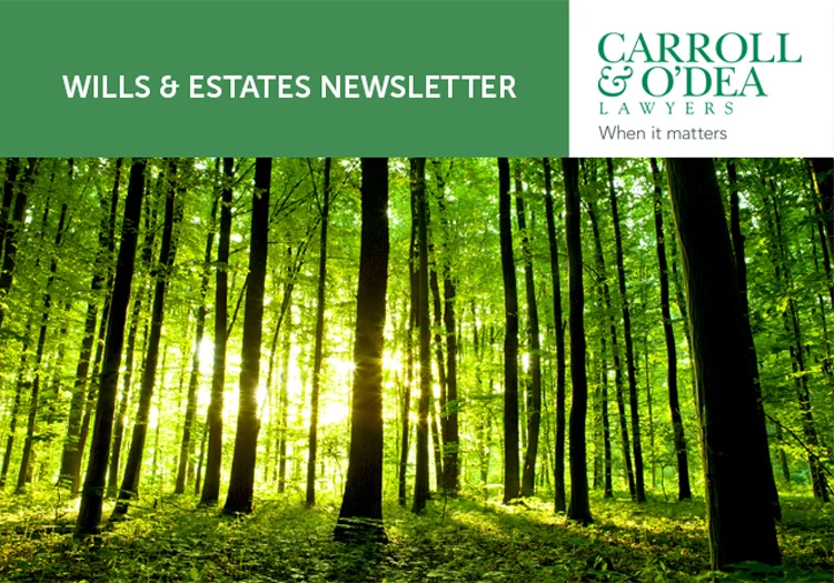 Wills & Estates Newsletter - July 2019