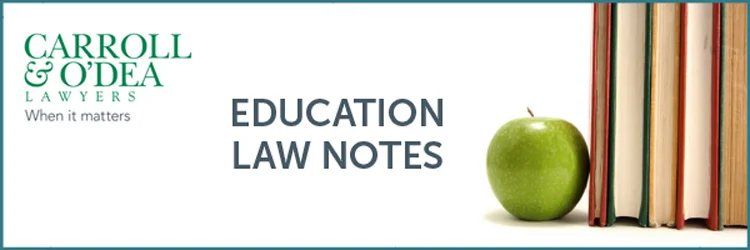 Education Law Notes - Term 1 2021